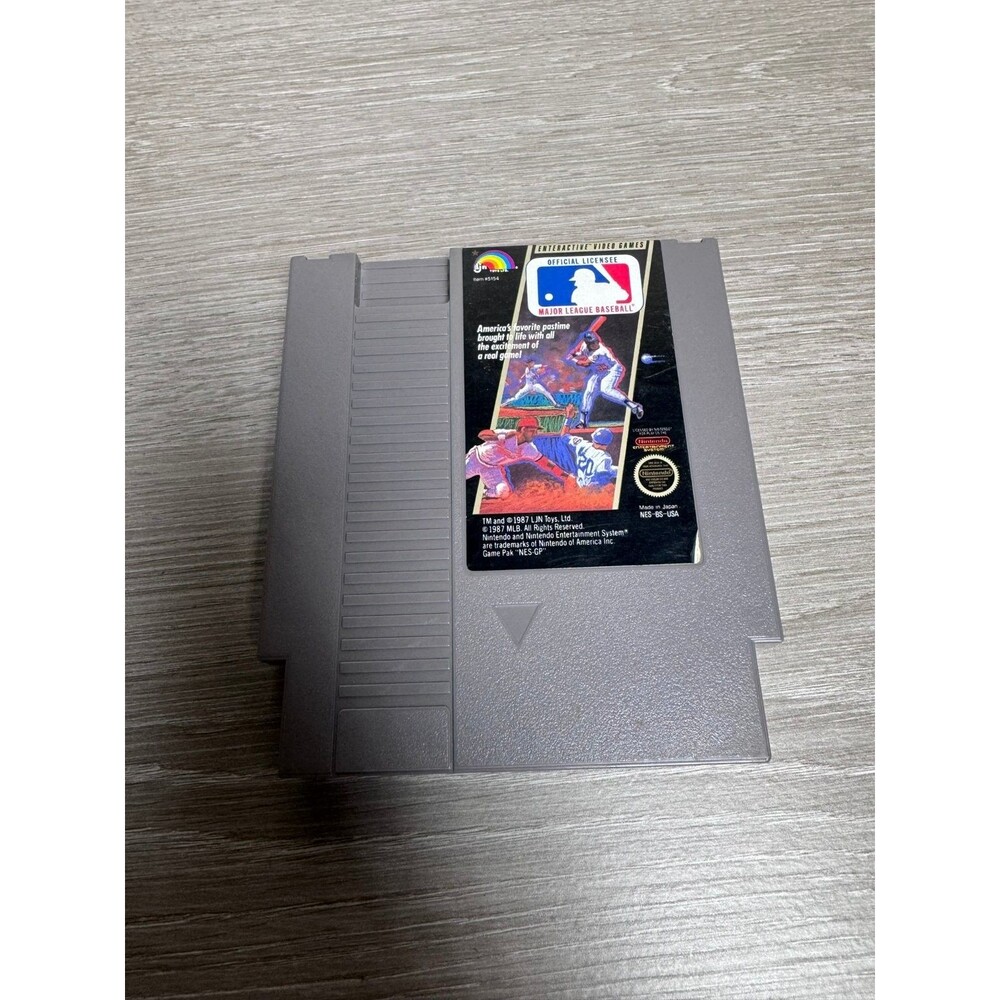 Major League Baseball NES Nintendo Video Game Official MLB LJN